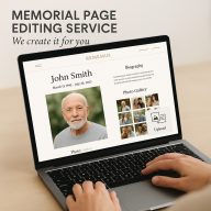 Memorial Page Editing